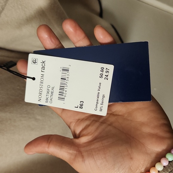 Thread Wave size L  Oatmeal button placket - Picture 4 of 7